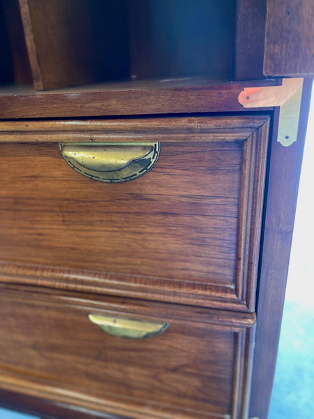 1960s Pagoda Style Chinoiserie Armoire/Cabinet Available for Lacquer - Hibiscus House