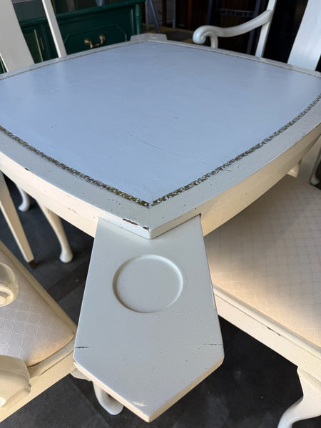 Vintage Palm Beach Regency Style Ming Game Table Available for Custom Lacquer! - Hibiscus House