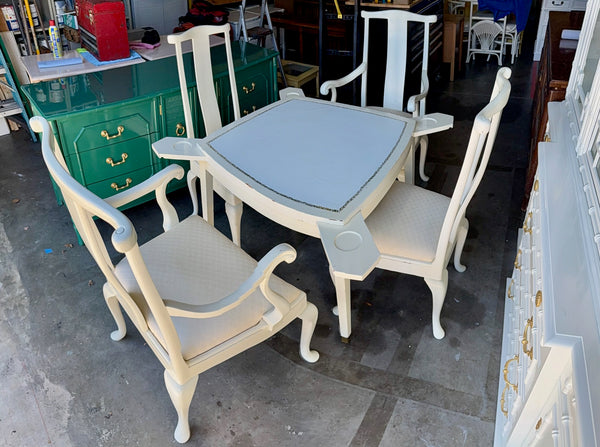 Vintage Palm Beach Regency Style Set of 4 Ming Chairs Available for Custom Lacquer! - Hibiscus House