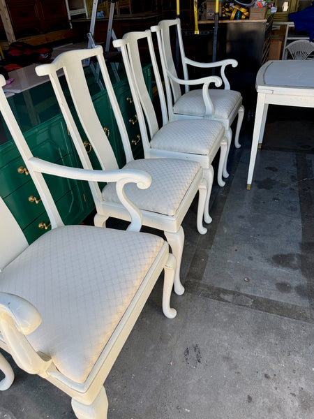 Vintage Palm Beach Regency Style Set of 4 Ming Chairs Available for Custom Lacquer! - Hibiscus House