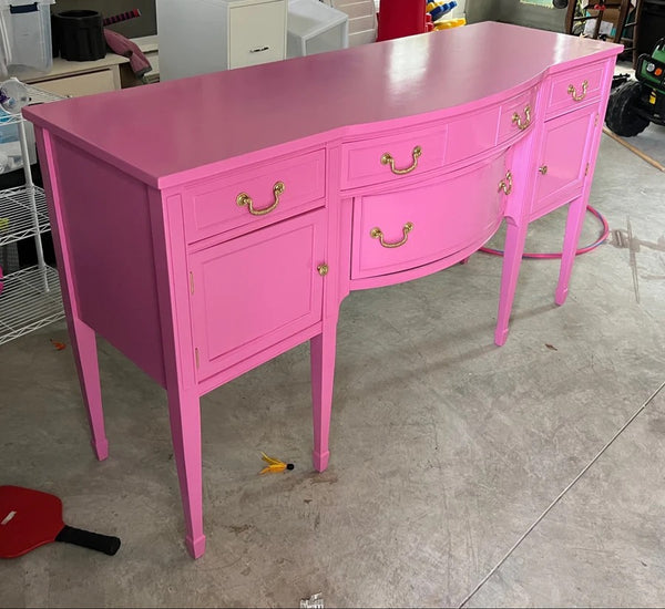 Antique Federal Style Traditional Inlaid Mahogany Sideboard Available to Customize! - Hibiscus House