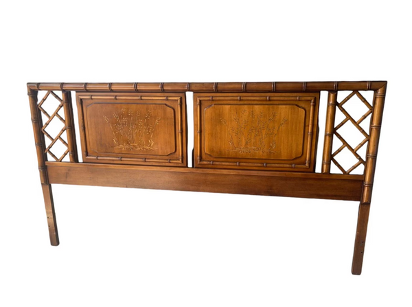 Vintage Dixie Aloha Collection King Headboard Available for Custom Lacquer! - Hibiscus House