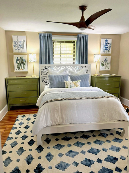 Faux Bamboo Bachelor Chest of Drawers Available for Custom Lacquer!