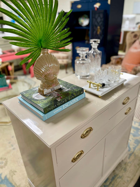 1940's Traditional Style Mahogany Serving Chest Available for Custom Lacquer