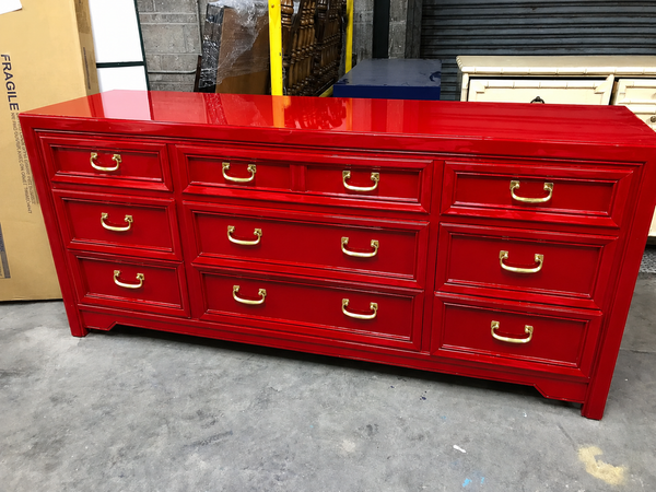 Thomasville Nine Drawer Dresser Available for Custom Lacquer!