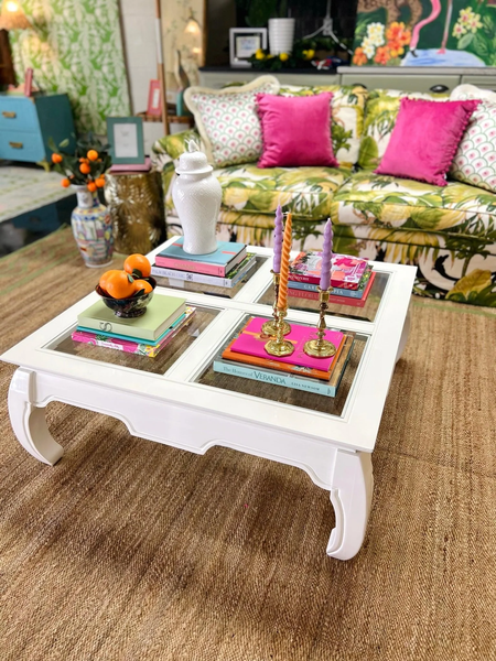Gorgeous Vintage Ming Style All-Wood Coffee Table Available for Custom Lacquer!
