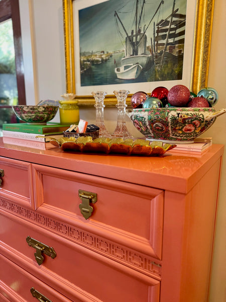 Vintage Dixie Shangri La Collection Lingerie Chest Available for Custom Lacquer! - Hibiscus House