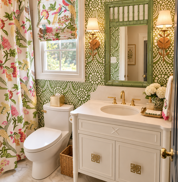 Vintage Dixie Shangrilah Hollywood Regency Style Mirror Available for Custom Lacquer!