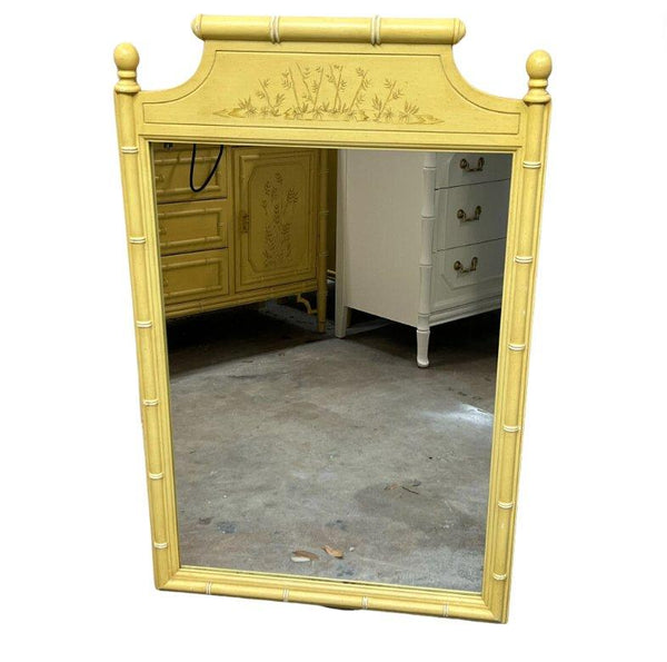 Vintage Dixie Aloha Collection Faux Bamboo Mirror Available to Lacquer - Hibiscus House