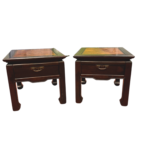 Vintage Broyhill Premier Collection End Table Pair Available for Custom Lacquer!