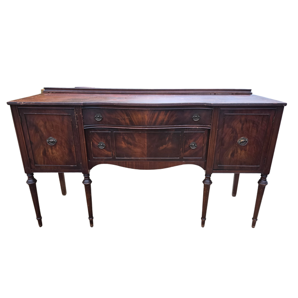 Vintage Traditional Mahogany Sideboard Available for Custom Lacquer!
