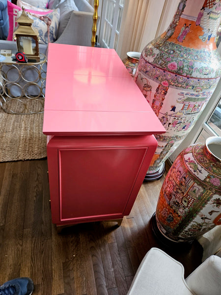 Vintage Drexel Accolade Campaign Style Server Available for Custom Lacquer! - Hibiscus House
