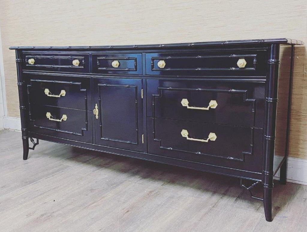 black bamboo dresser Baxton Studio Marisela Black Wood Dresser with Drawers