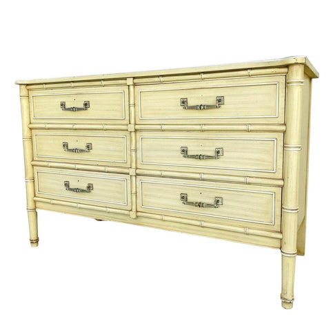 Vintage Henry Link Bali Hai Six Drawer Dresser Available for Custom Lacquer - Hibiscus House