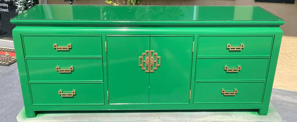 Century Furniture Sobota Collection Chinoiserie Style Credenza Available for Custom Lacquer - Hibiscus House