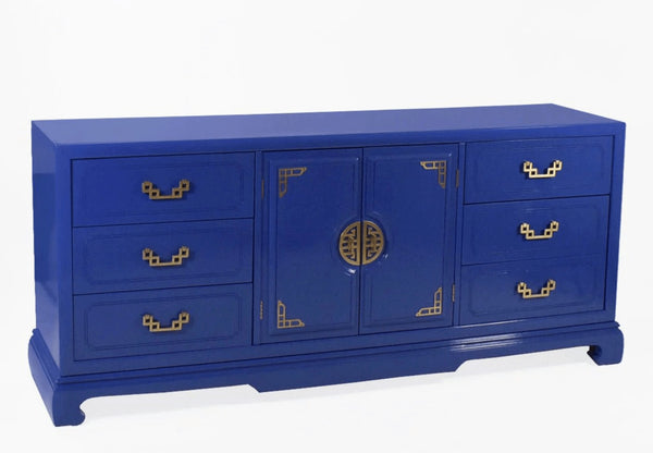 Century Furniture Sobota Collection Chinoiserie Style Credenza Available for Custom Lacquer - Hibiscus House