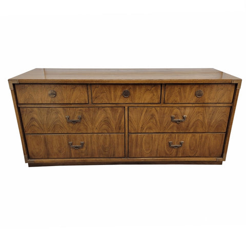 Vintage Thomasville Huntley Campaign Style Wood Dresser Available for Lacquer - Hibiscus House