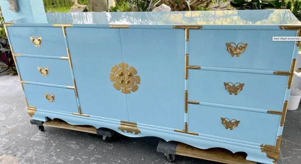 Vintage Tansu Chinoiserie Style Nightstand Pair Available for Custom Lacquer