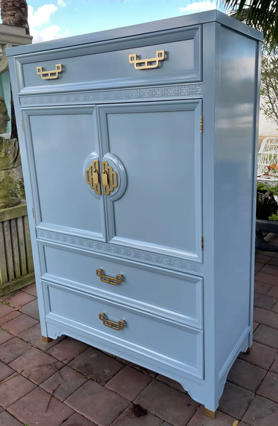 Vintage Henry Link Mandarin Collection Armoire Available for Custom Lacquer