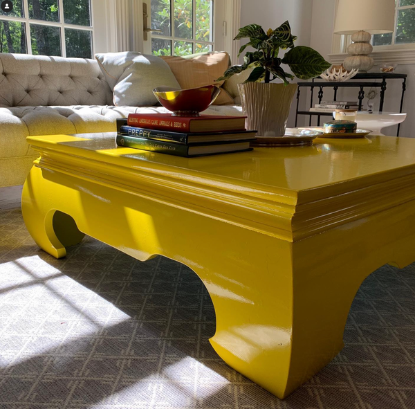 Vintage Thomasville Ming Style All-Wood Coffee Table Available for Custom Lacquer