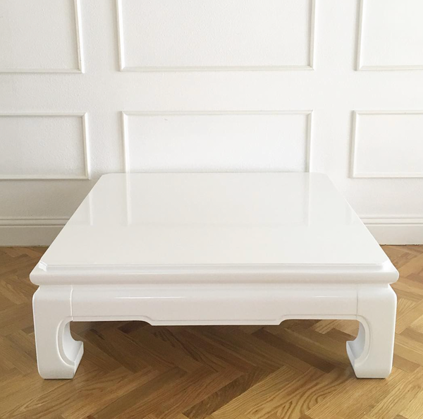Vintage Thomasville Ming Style All-Wood Coffee Table Available for Custom Lacquer