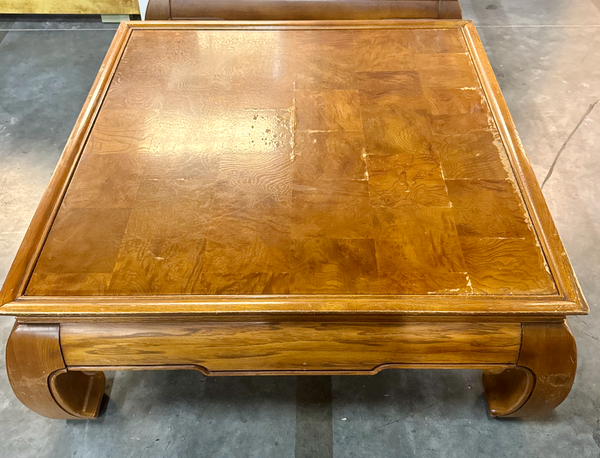 Vintage Thomasville Ming Style All-Wood Coffee Table Available for Custom Lacquer