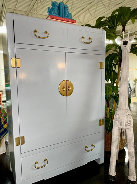 Vintage Thomasville Mystique Armoire Available for Custom Lacquer - Hibiscus House
