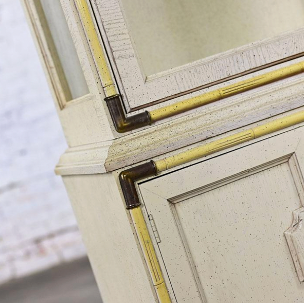 Drexel Furniture Chinoiserie Curio Cabinet/ Bookshelf Available for Custom Lacquer - Hibiscus House