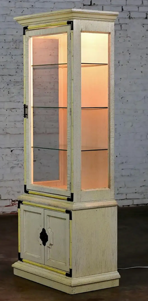 Drexel Furniture Chinoiserie Curio Cabinet/ Bookshelf Available for Custom Lacquer - Hibiscus House