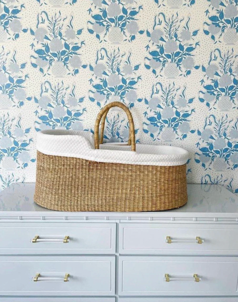 Vintage Faux Bamboo Six-Drawer Dresser Available to Customize - Hibiscus House