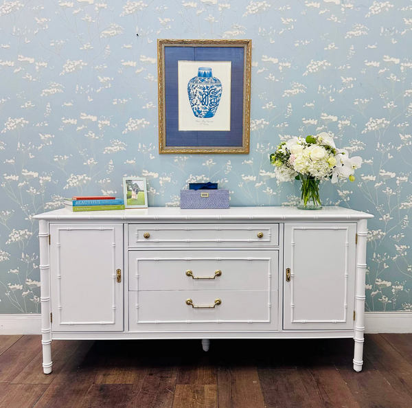 Vintage Thomasville Allegro Buffet Credenza Available for Custom Lacquer - Hibiscus House
