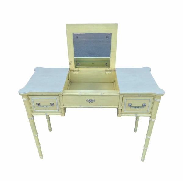 RARE!! Vintage Henry Link Bali Hai Vanity Available for Custom Lacquer - Hibiscus House
