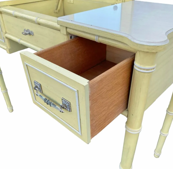 RARE!! Vintage Henry Link Bali Hai Vanity Available for Custom Lacquer - Hibiscus House