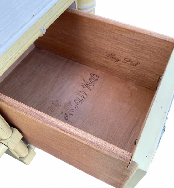 RARE!! Vintage Henry Link Bali Hai Vanity Available for Custom Lacquer - Hibiscus House