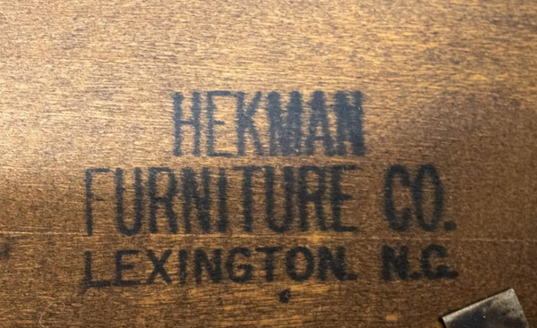 Vintage Hekman Mahogany Oval Side Table Pair With Pull-Out Trays Available for Custom Lacquer!