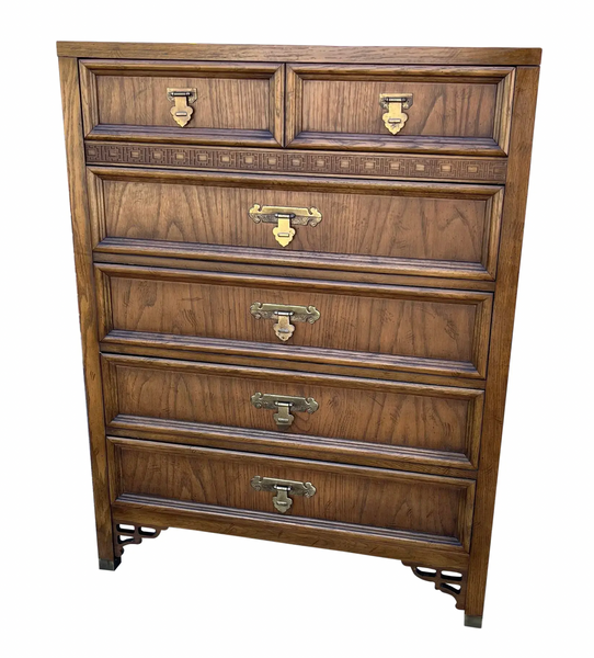 Vintage Dixie Shangrilah Tallboy Chest of Drawers Available for Custom Lacquer