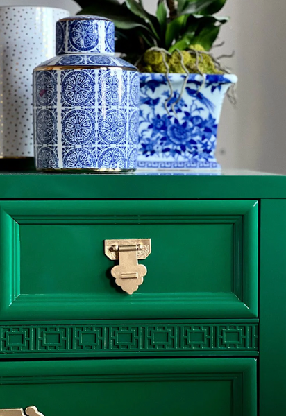 Vintage Dixie Shangrilah Tallboy Chest of Drawers Available for Custom Lacquer