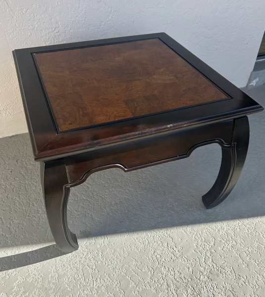 Vintage Ming Style End Table Pair Available for Custom Lacquer!