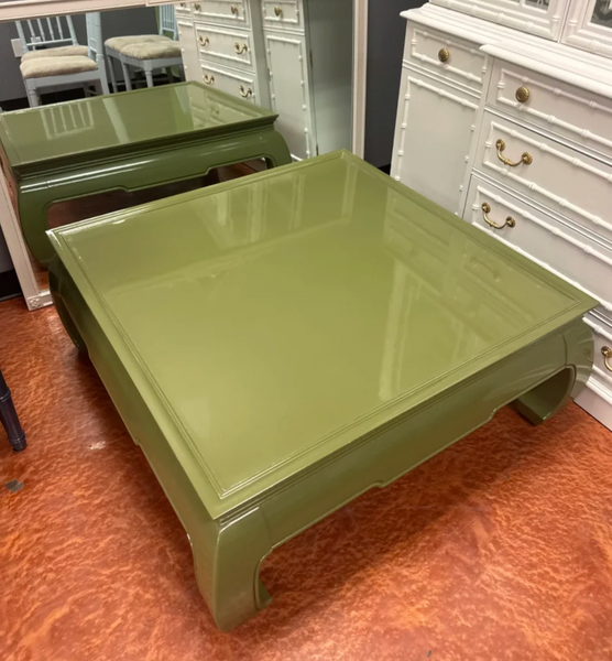 Vintage Thomasville Ming Style All-Wood Coffee Table Available for Custom Lacquer!