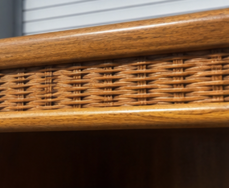 RARE Vintage Broyhill Furniture Faux Bamboo Bookcase Pair Available for Custom Lacquer!