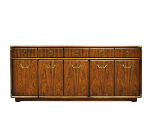 Drexel Accolade Campaign-Style Buffet/Sideboard Available for Custom Lacquer - Hibiscus House