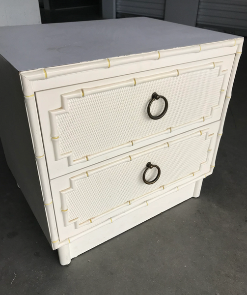 Drexel Furniture Omega Kensington Collection Single Nightstand With Two Drawers Available for Custom Lacquer!