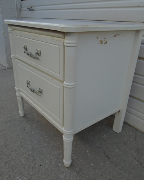 Single Classic Bamboo Nightstand Available for Custom Lacquer