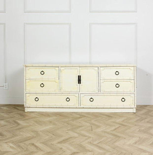 Vintage Drexel Omega Kennsington Collection Credenza Available for Custom Lacquer - Hibiscus House