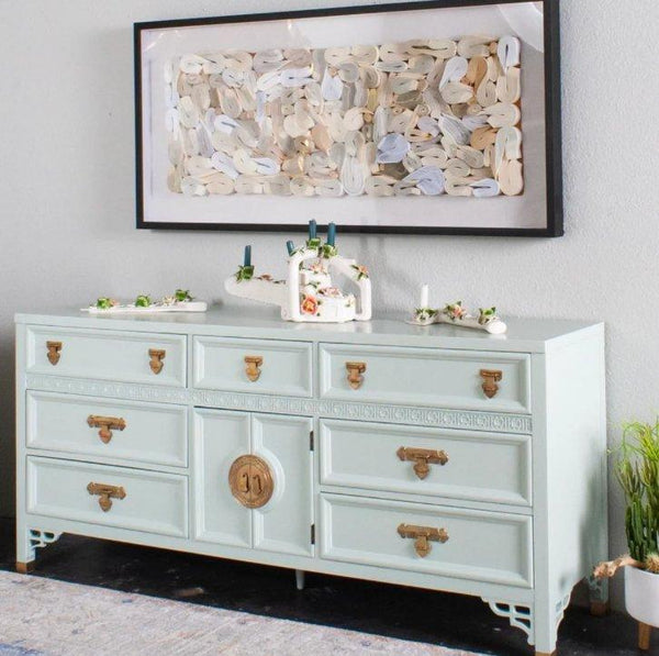 Vintage Dixie Shangri-La Seven Drawer Dresser Available for Custom Lacquer! - Hibiscus House