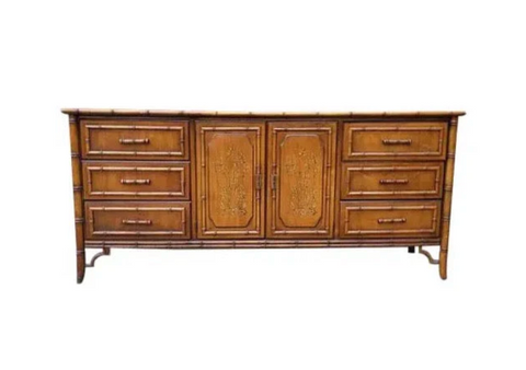 Vintage Dixie Furniture Company "Aloha Collection" Dresser/Credenza Available for Custom Lacquer