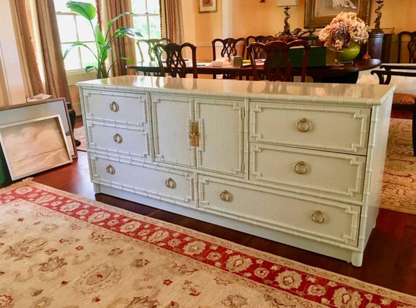 Vintage Drexel Omega Kennsington Credenza Available to Customize! - Hibiscus House