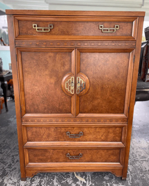 Vintage Henry Link Mandarin Collection Armoire Available for Custom Lacquer!