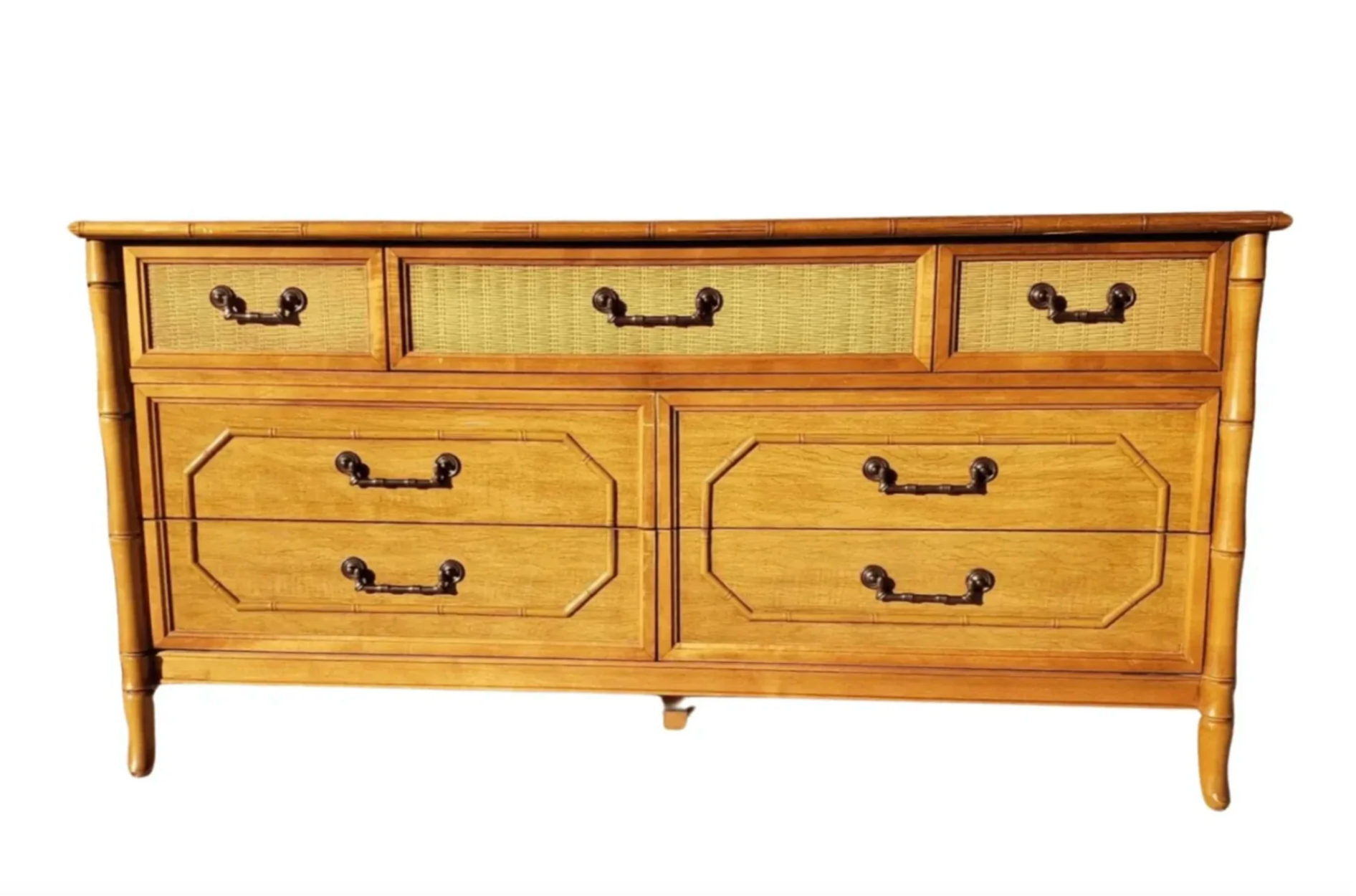 Vintage Broyhill Furniture Seven-Drawer Dresser Available to Customize!