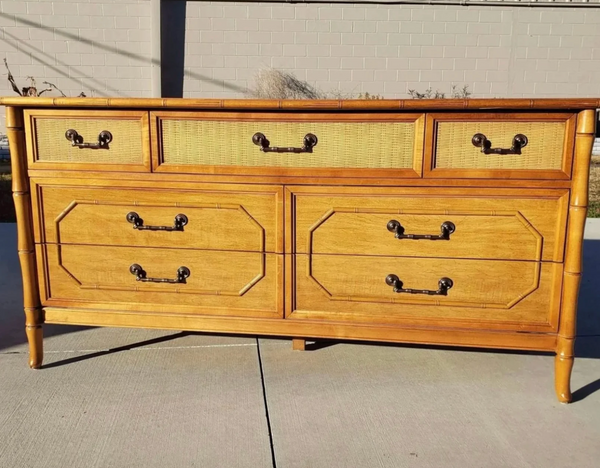 Vintage Broyhill Furniture Seven-Drawer Dresser Available to Customize!